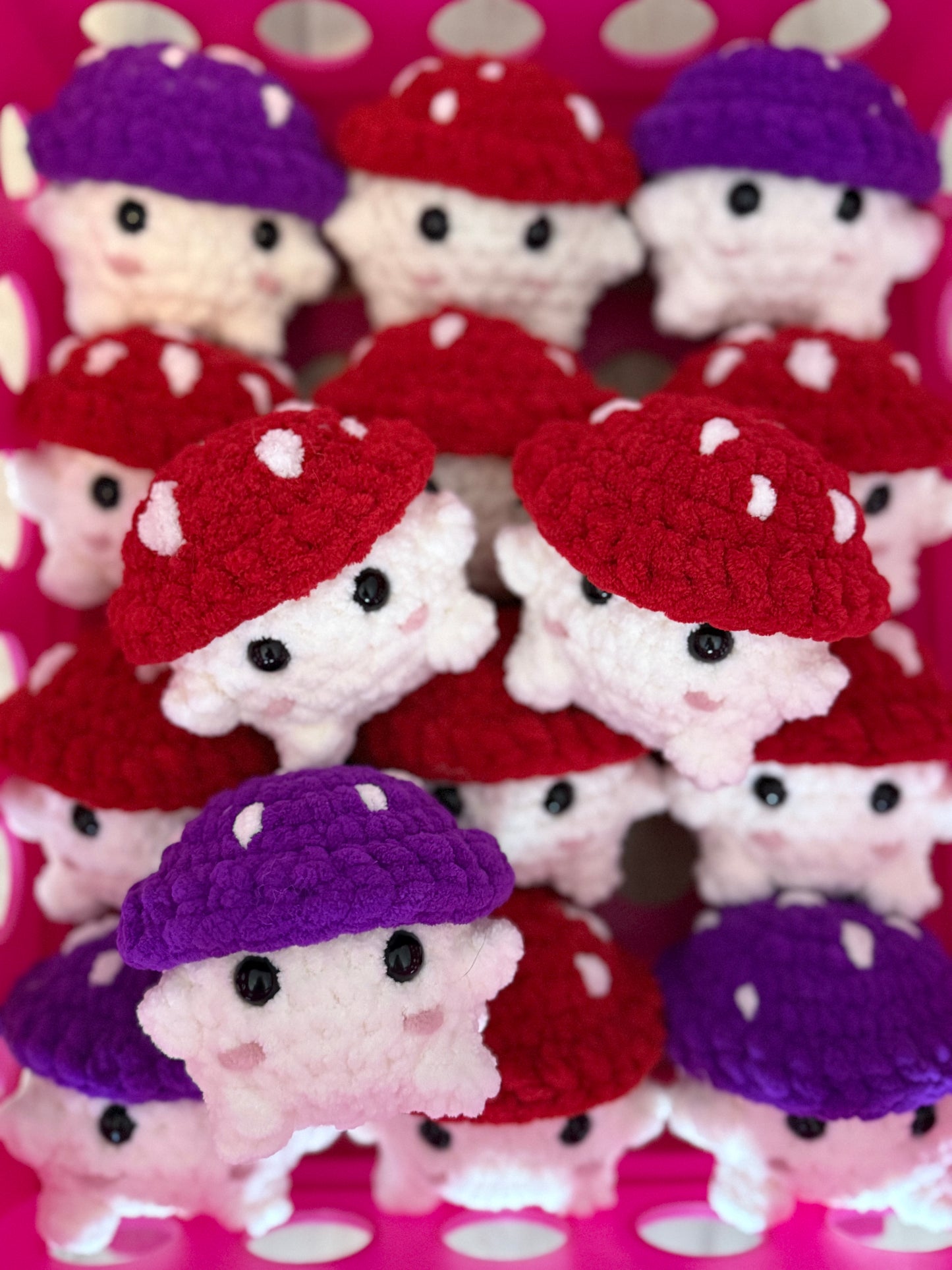 Colorful Mushroom Friend | Handmade Crochet Plushie | Handmade Christmas Gift